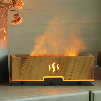 Skorter | AtmosphereMist 3-in-1 Humidifier with Flame Light and Aroma