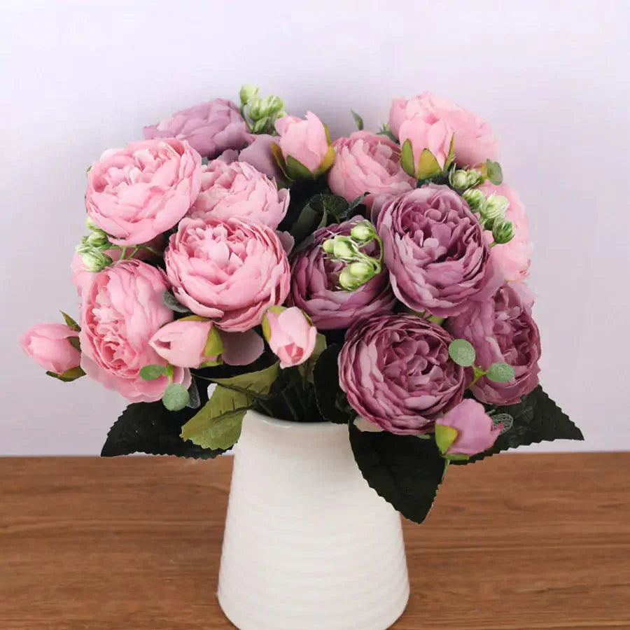 Skorter | Eternal Elegance Silk Peony Arrangement