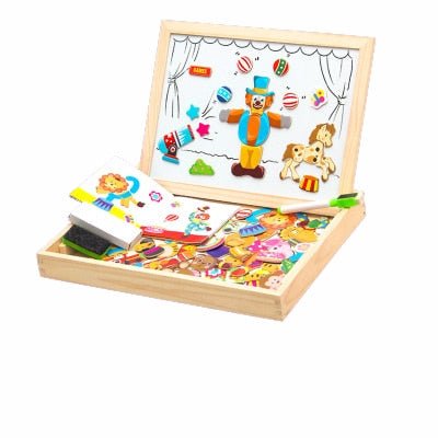 Skorter | ArtMagnet Board – Montessori Wooden Magnetic Drawing Board for Kids – Creativity & Learning