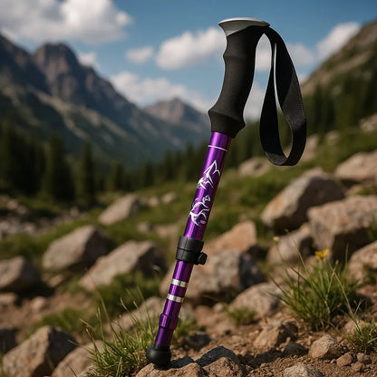 Skorter | Adjustable Foldable Trekking Pole for Hiking, Backpacking & Outdoor Adventures - Lightweight Aluminum Design