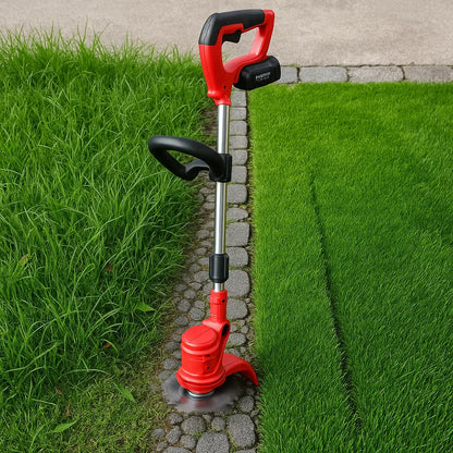 Skorter | Cordless Grass Trimmer with Adjustable Cutting Width for Lawn Care & Garden Maintenance