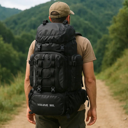 Skorter | 90L Waterproof Hiking Backpack - Ultra-Lightweight Travel Pack for Outdoor Adventures & Camping