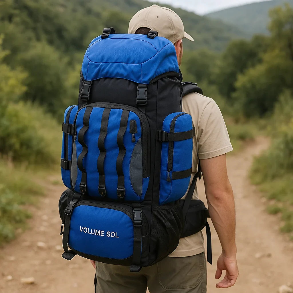 Skorter | 90L Waterproof Hiking Backpack - Ultra-Lightweight Travel Pack for Outdoor Adventures & Camping