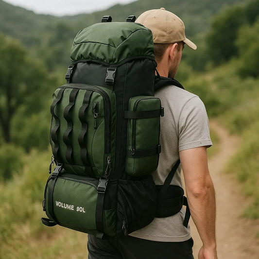 Skorter | 90L Waterproof Hiking Backpack - Ultra-Lightweight Travel Pack for Outdoor Adventures & Camping