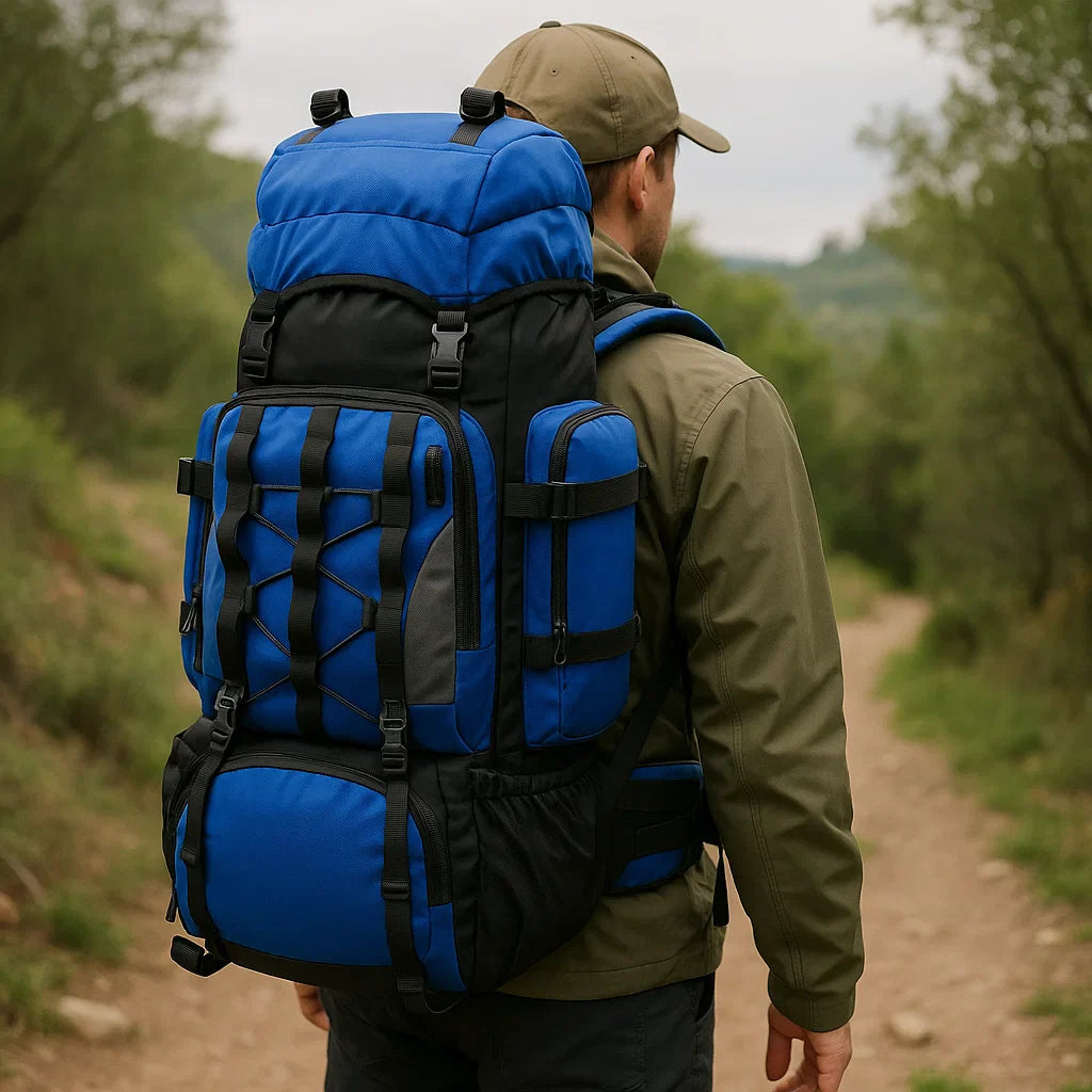 Skorter | 90L Waterproof Hiking Backpack - Ultra-Lightweight Travel Pack for Outdoor Adventures & Camping