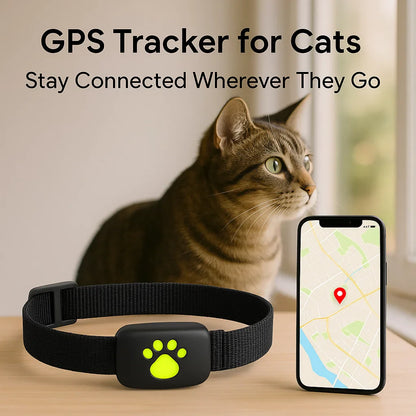 Skorter | #1 Find  GPS Cat Tracker with Real-Time Location, Waterproof Design, and Activity Monitoring for Pet Safety and Tracking
