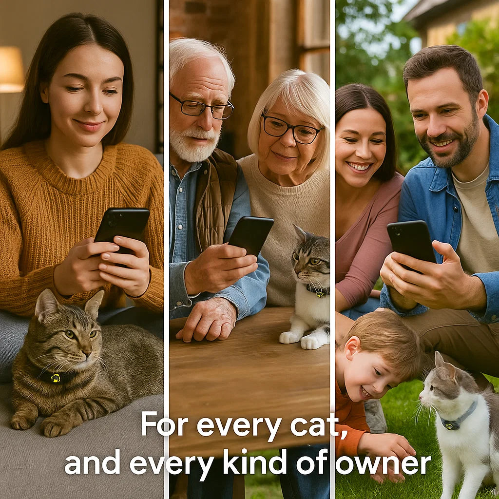 Skorter | #1 Find  GPS Cat Tracker with Real-Time Location, Waterproof Design, and Activity Monitoring for Pet Safety and Tracking
