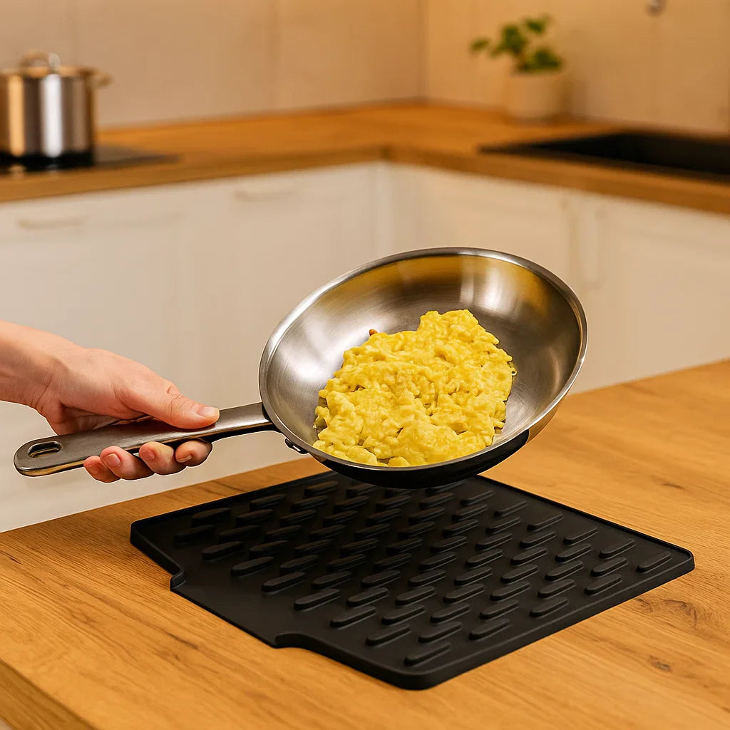 Skorter | Angled Silicone Drip Mat - Heat Resistant and Non-Slip