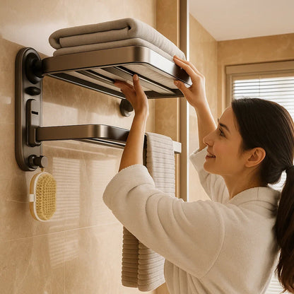 Skorter | Folding Suction Cup Towel Holder