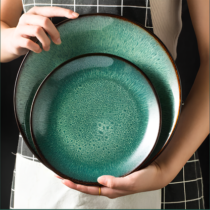 Skorter ceramic plate - Océane