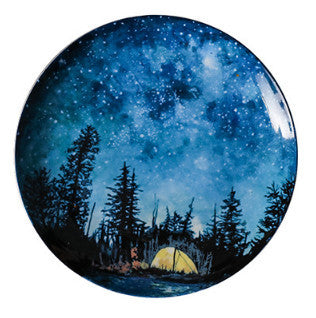 Skorter ceramic plate - Les nocturnes