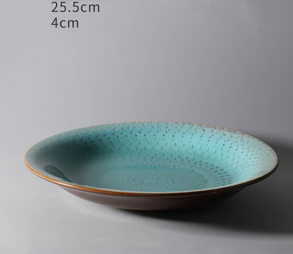 Skorter hole in porcelain - Turquoise