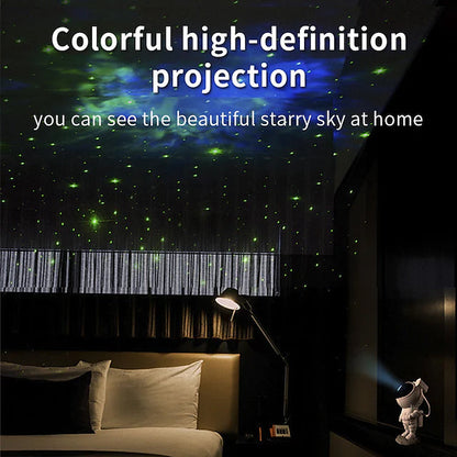 Skorter | Astronaut Galaxy Star Cloud Projector with Timer Remote Control