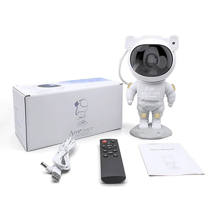 Skorter | Astronaut Galaxy Star Cloud Projector with Timer Remote Control