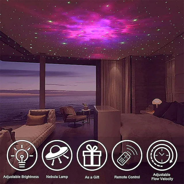 Skorter | Astronaut Galaxy Star Cloud Projector with Timer Remote Control
