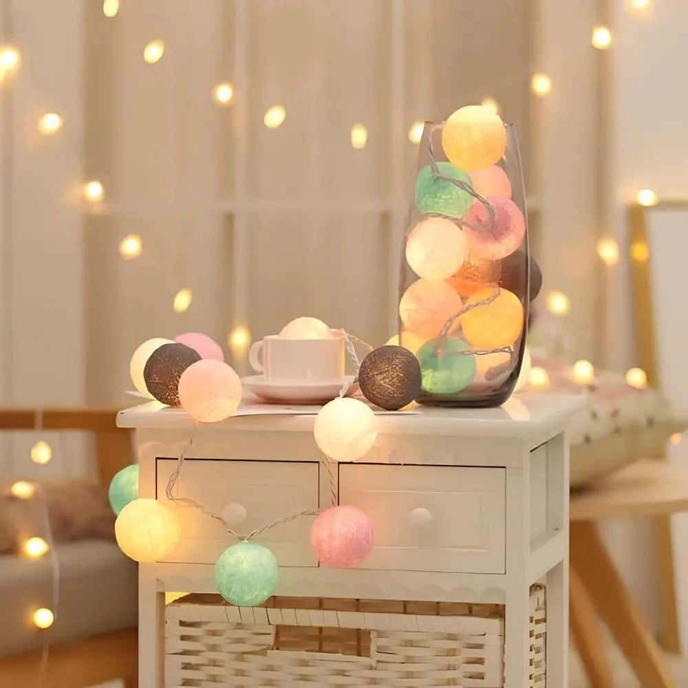 Skorter | Atmospheric Ball String Lights - LumaBreeze