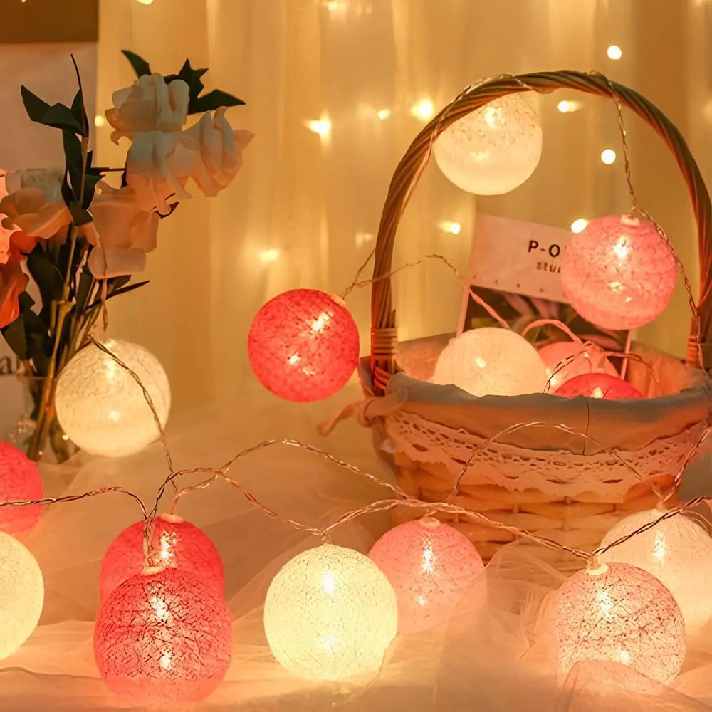 Skorter | Atmospheric Ball String Lights - LumaBreeze