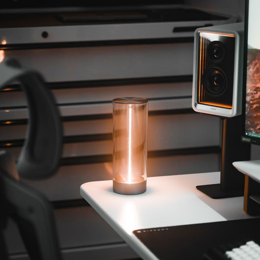 Skorter | Lustre Glow Wireless Lamp – Modern Rechargeable Night Light with 3-Level Dimming