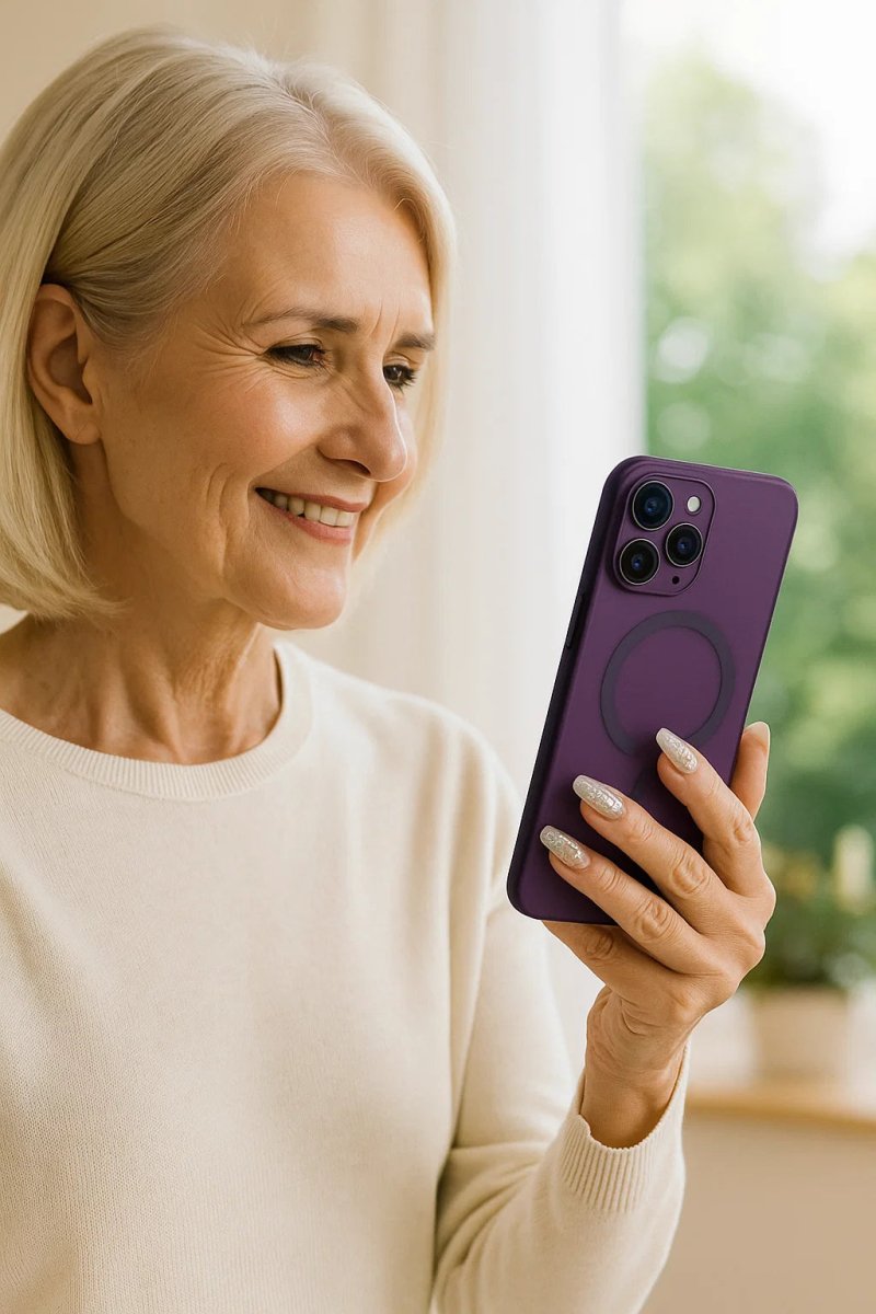 Skorter | AURACLEAR – Ultra-Thin Matte Clear MagSafe Case for iPhone