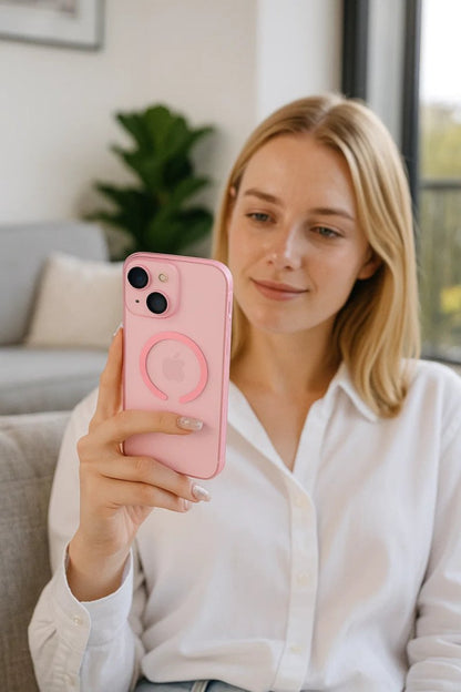 Skorter | AURACLEAR – Ultra-Thin Matte Clear MagSafe Case for iPhone