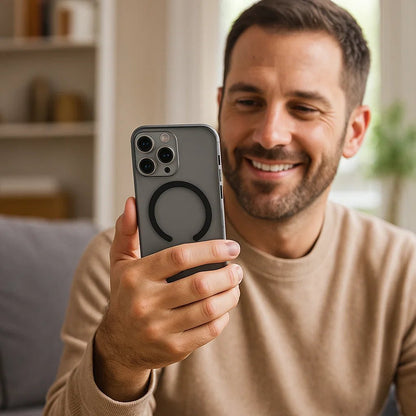 Skorter | AURACLEAR – Ultra-Thin Matte Clear MagSafe Case for iPhone