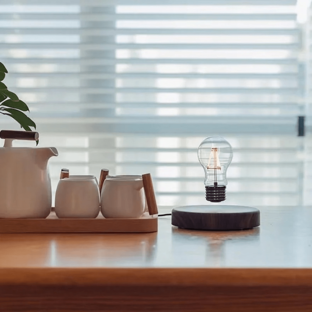 Skorter | LumiGlide Floating LED Bulb | Magnetic levitation light with touch control for modern spaces