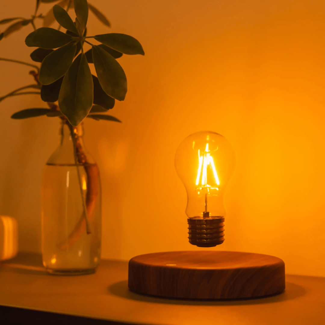 Skorter | LumiGlide Floating LED Bulb | Magnetic levitation light with touch control for modern spaces