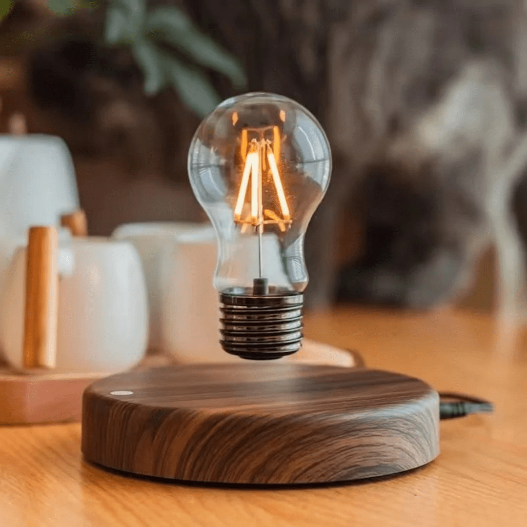 Skorter | LumiGlide Floating LED Bulb | Magnetic levitation light with touch control for modern spaces