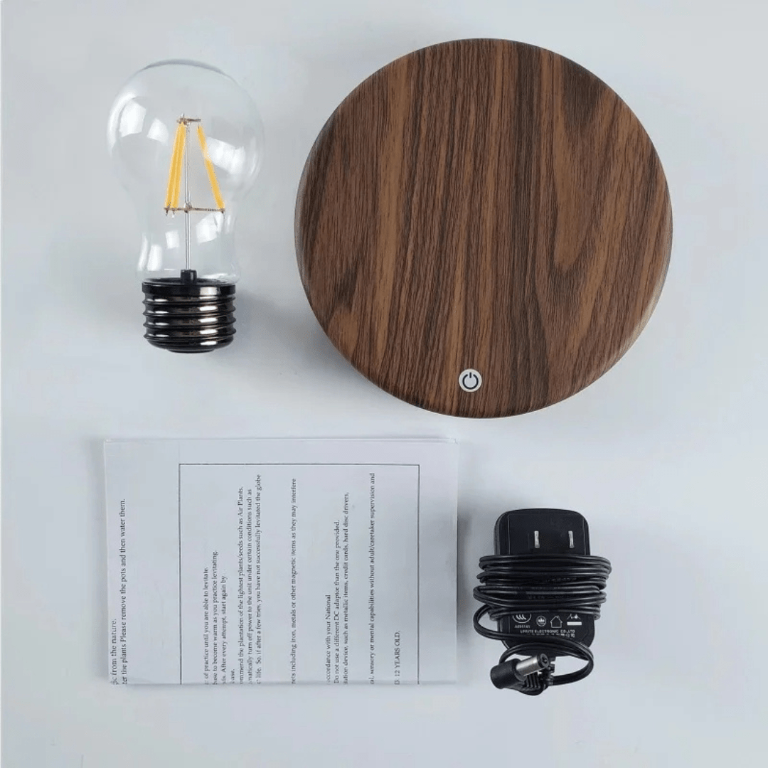 Skorter | LumiGlide Floating LED Bulb | Magnetic levitation light with touch control for modern spaces