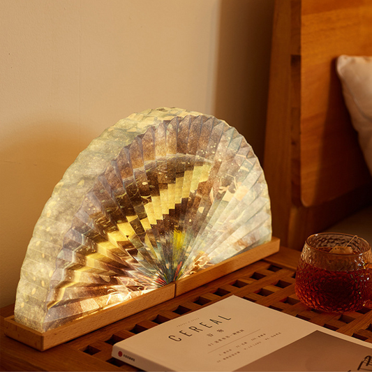 Skorter | Handmade Paper Fan Night Lamp