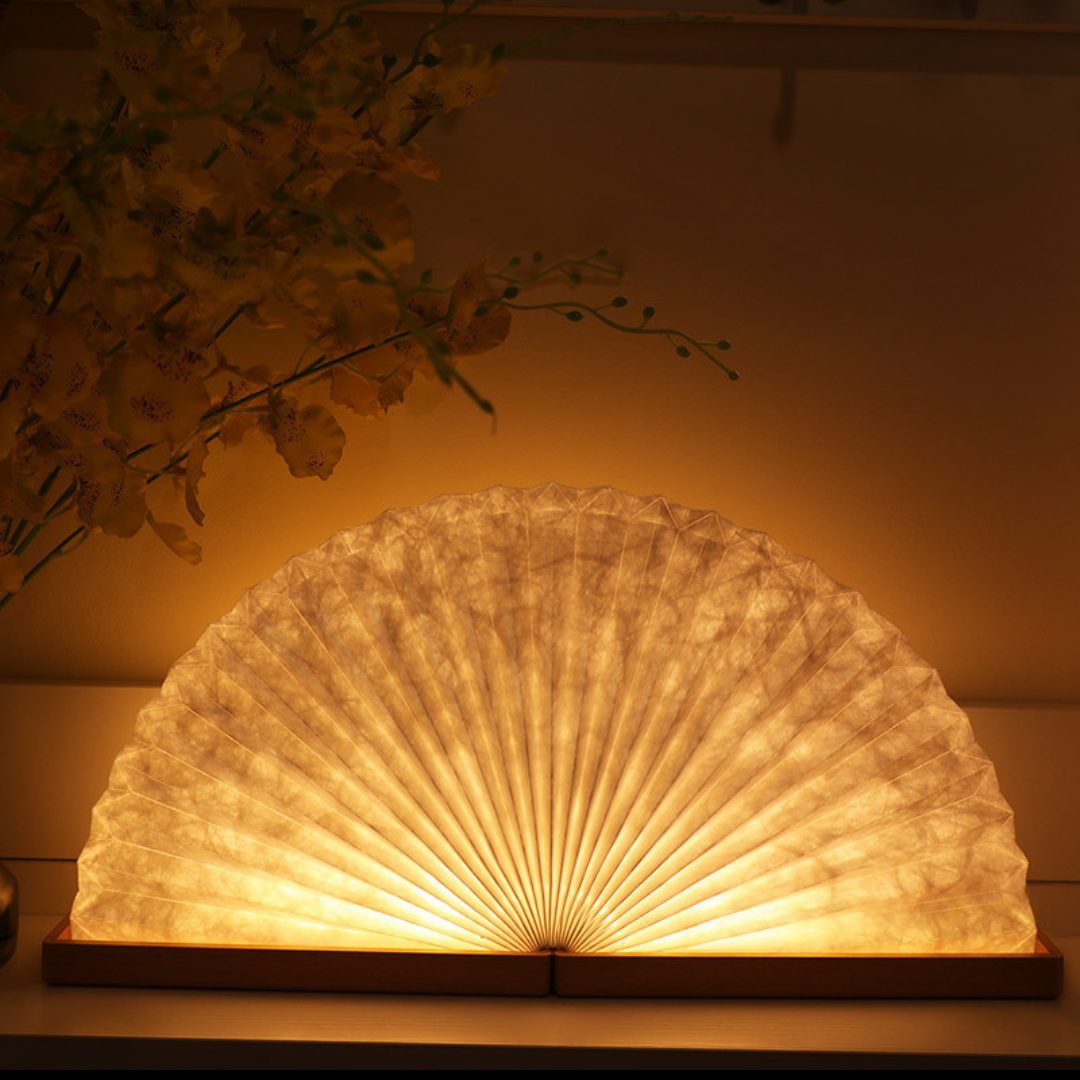 Skorter | Handmade Paper Fan Night Lamp