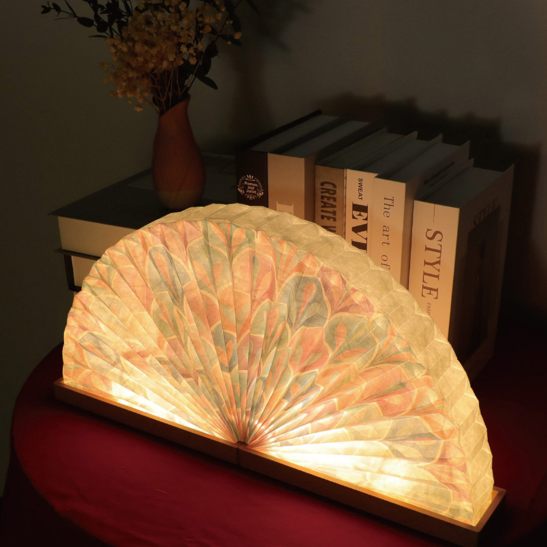 Skorter | Handmade Paper Fan Night Lamp