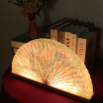 Skorter | Handmade Paper Fan Night Lamp