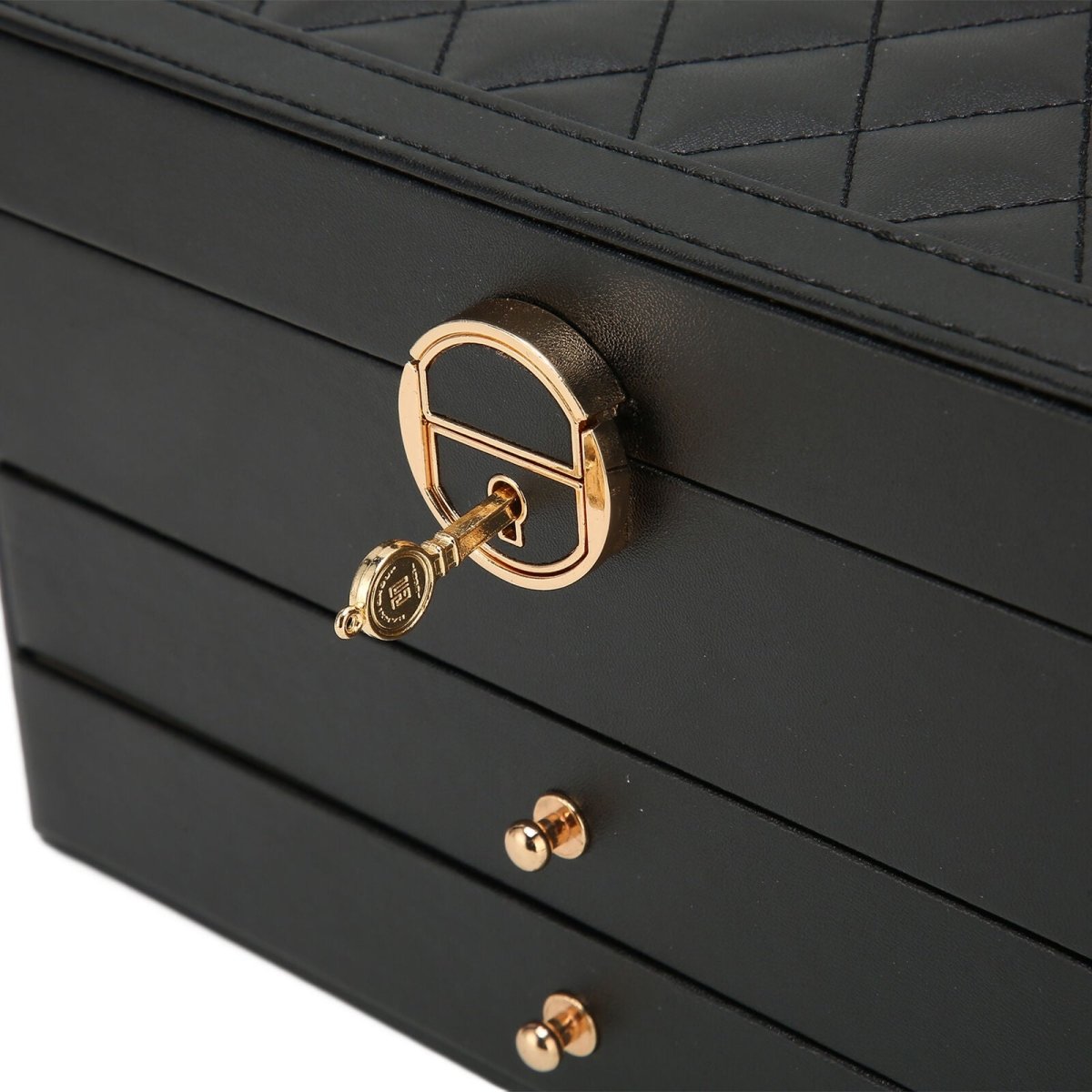 Skorter | AURELIA BOX – Multi-Layer Leather Jewelry Organizer for Stylish Storage