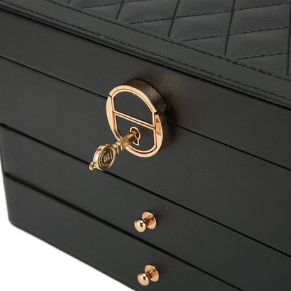 Skorter | AURELIA BOX – Multi-Layer Leather Jewelry Organizer for Stylish Storage