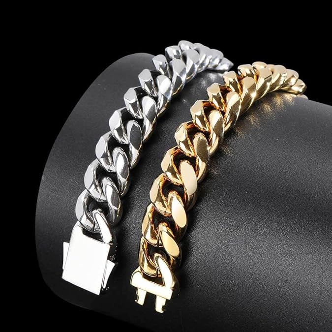 Skorter | AURELIUS – 18K Gold Plated Cuban Link Bracelet for Men