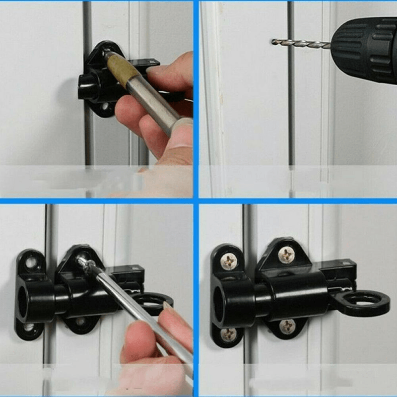 Skorter | AutoLockGuard – Automatic Spring Lock for Doors, Windows & Cabinets