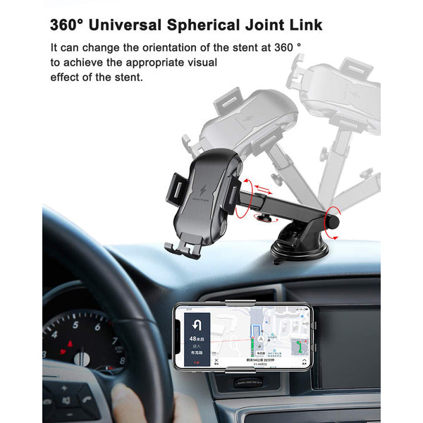 Skorter | Automatic Clamp-Free Wireless Car Charger Mount