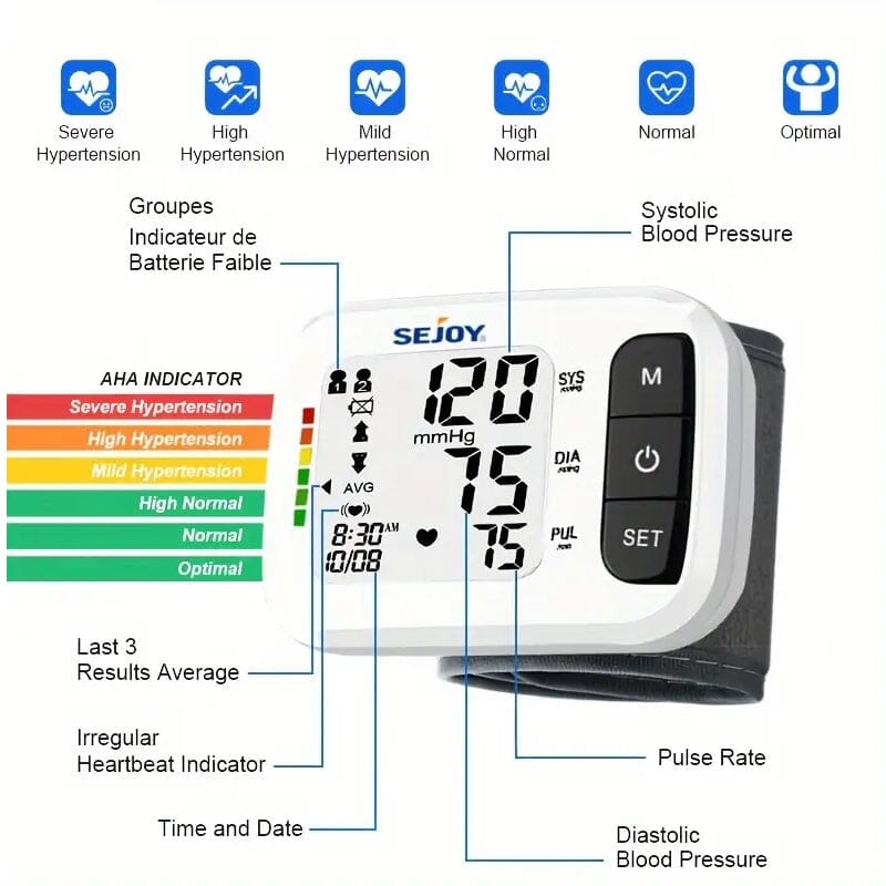 Skorter | Automatic Digital Arm Blood Pressure Monitor