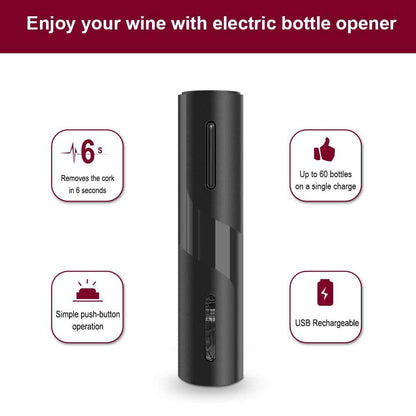 Skorter | Automatic Electric Corkscrew for Wine Bottle