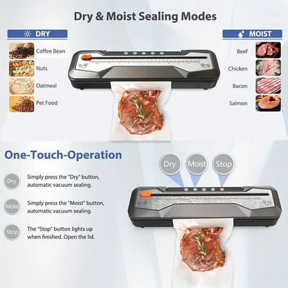 Skorter | Automatic food vacuum seal bags bundle machine