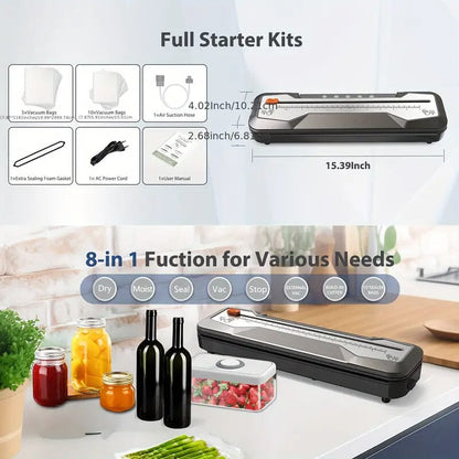 Skorter | Automatic food vacuum seal bags bundle machine