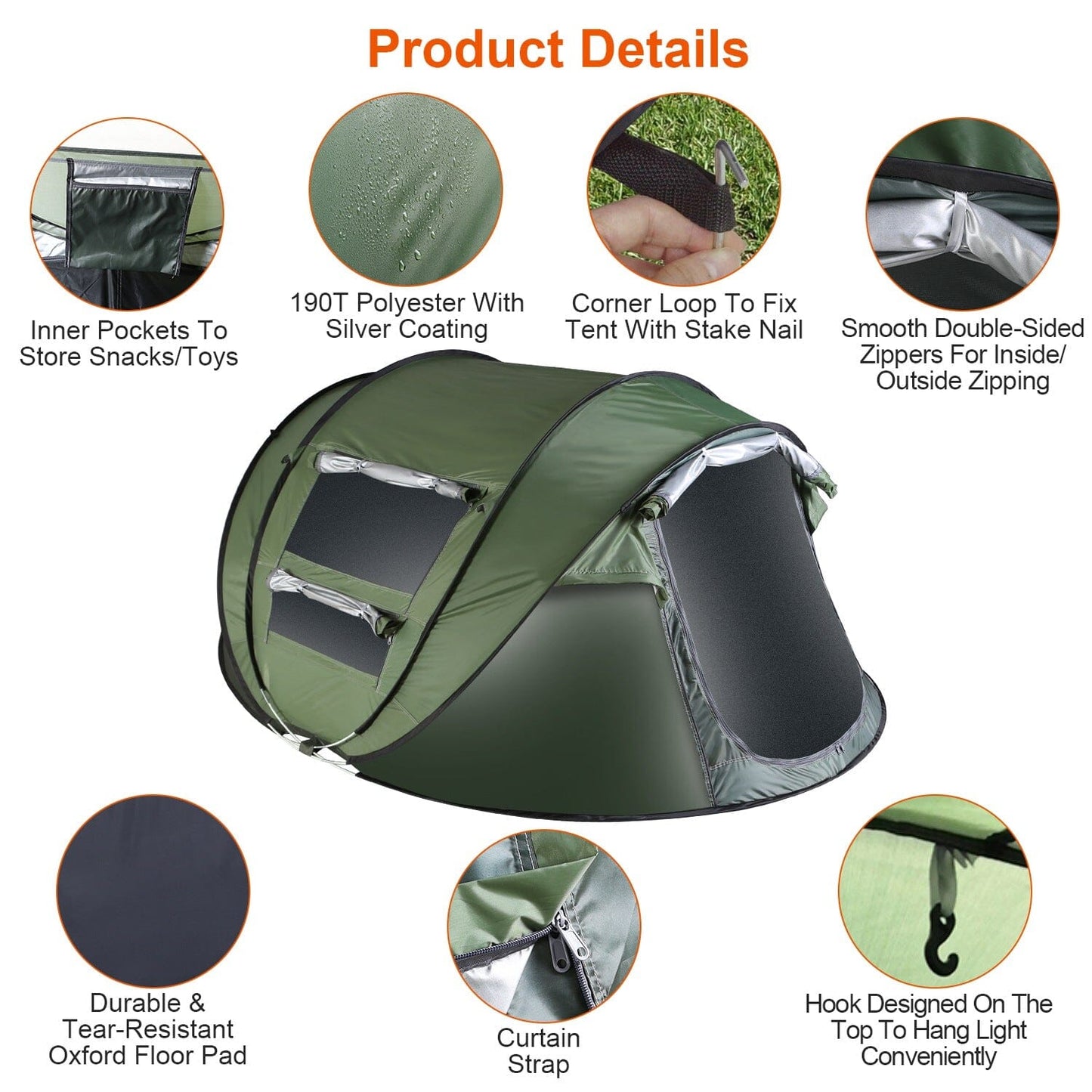 Skorter | Automatic Pop Up Camping Tent