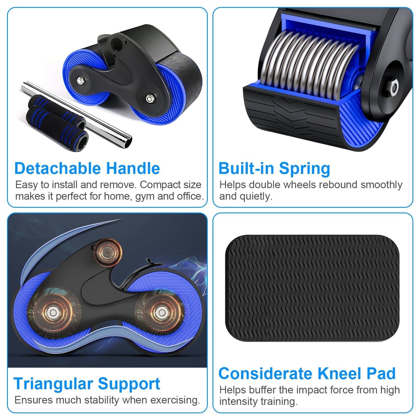 Skorter | Automatic recoil anti-slip AB wheels with knee pad holder