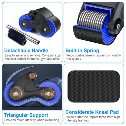 Skorter | Automatic recoil anti-slip AB wheels with knee pad holder