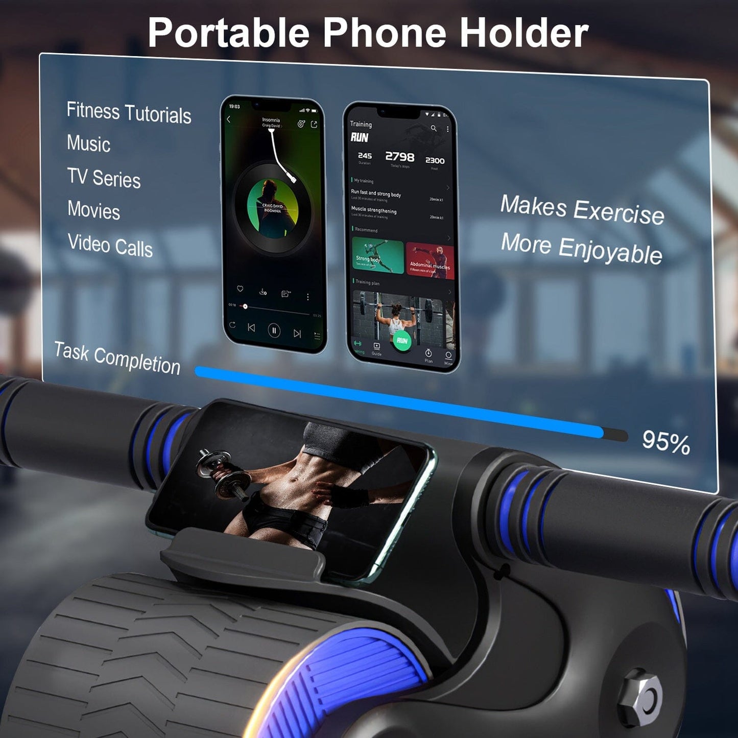 Skorter | Automatic recoil anti-slip AB wheels with knee pad holder