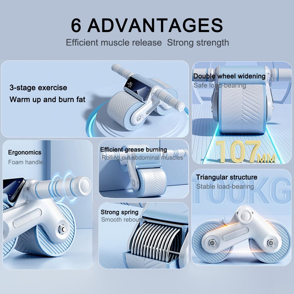 Skorter | ABTRAIN PRO – Automatic Roller with Auto Roll-Back for Core Training