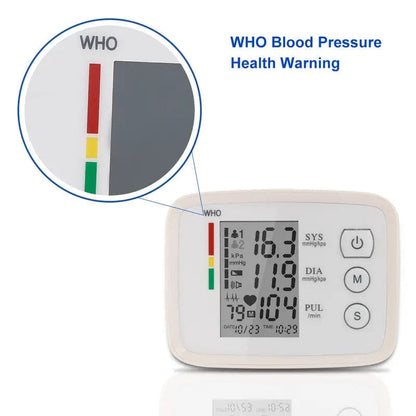 Skorter | Automatic Upper Arm Blood Pressure Monitor with Heart Rate