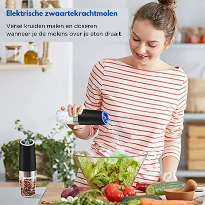 Skorter | Automatic Salt & Pepper Mill | Gravity Induction