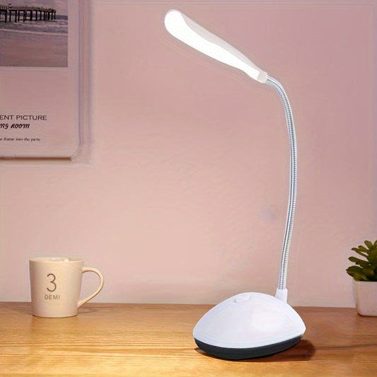 Skorter | FlexiGlow - LED Swan Neck Desk Lamp on AAA Batteries for Eye Protection